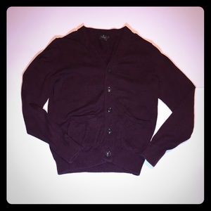 Maroon Hawkings McGill Cardigan Sweater